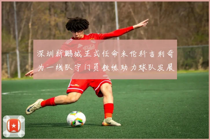深圳新鹏城正式任命米伦科吉利奇为一线队守门员教练助力球队发展